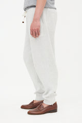 Brunello Cucinelli Rib Knit Jogger Pant