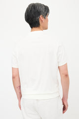 Brunello Cucinelli Ribbed Crew Neck T-Shirt
