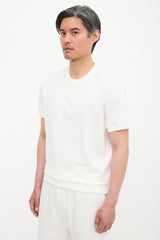 Brunello Cucinelli Ribbed Crew Neck T-Shirt