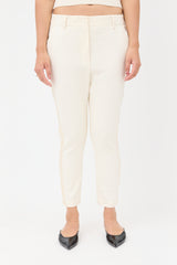 Brunello Cucinelli Satin Stripe Trouser