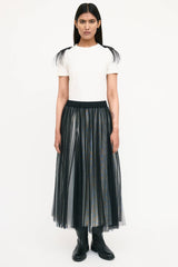 Brunello Cucinelli Sequin Feather T-Shirt
