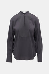 Brunello Cucinelli Silk Monili Blouse