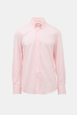 Brunello Cucinelli Slim Fit Button Down Shirt