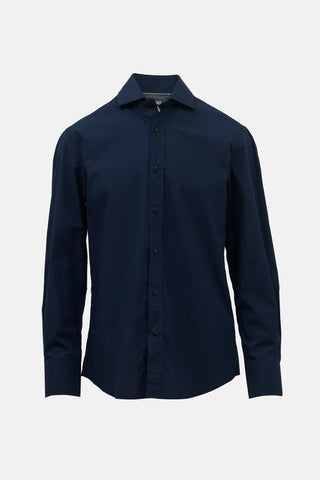 Brunello Cucinelli Slim Fit Cutaway Shirt