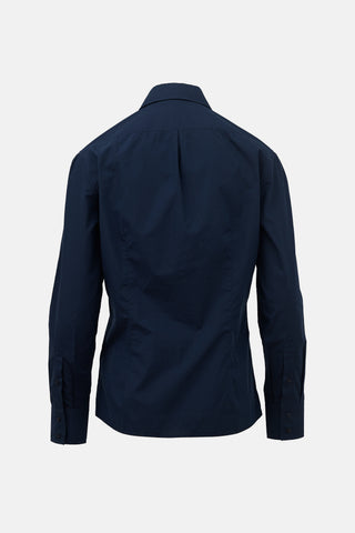 Brunello Cucinelli Slim Fit Cutaway Shirt