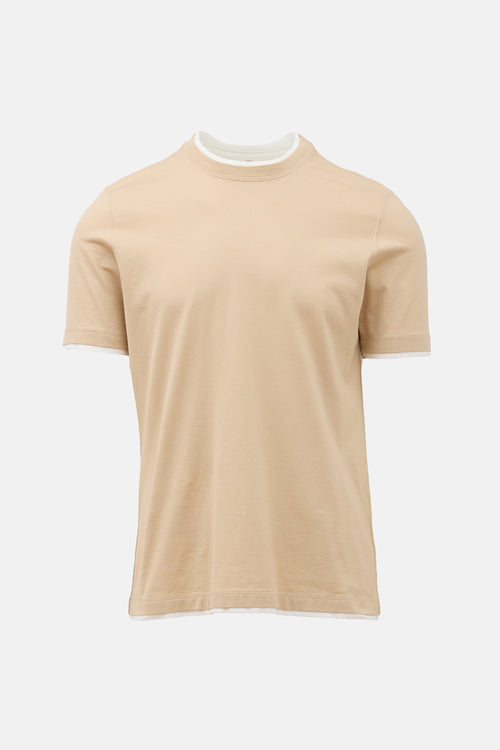 Brunello Cucinelli Slim Fit Layered T-Shirt