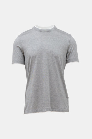 Brunello Cucinelli Slim Fit Layered T-Shirt