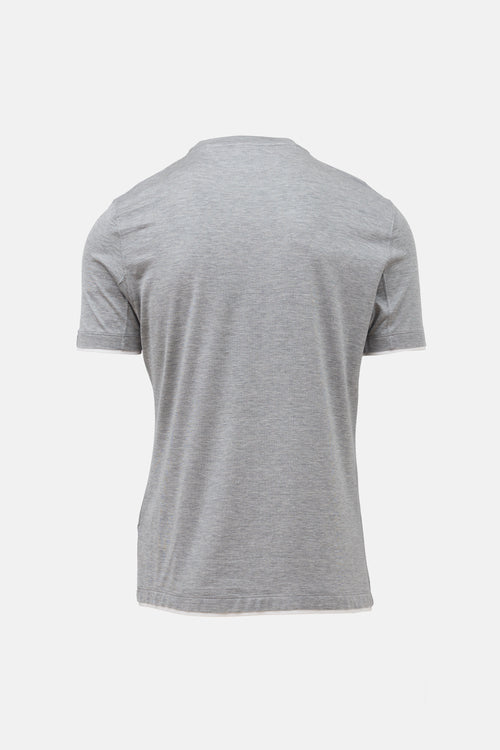 Brunello Cucinelli Slim Fit Layered T-Shirt