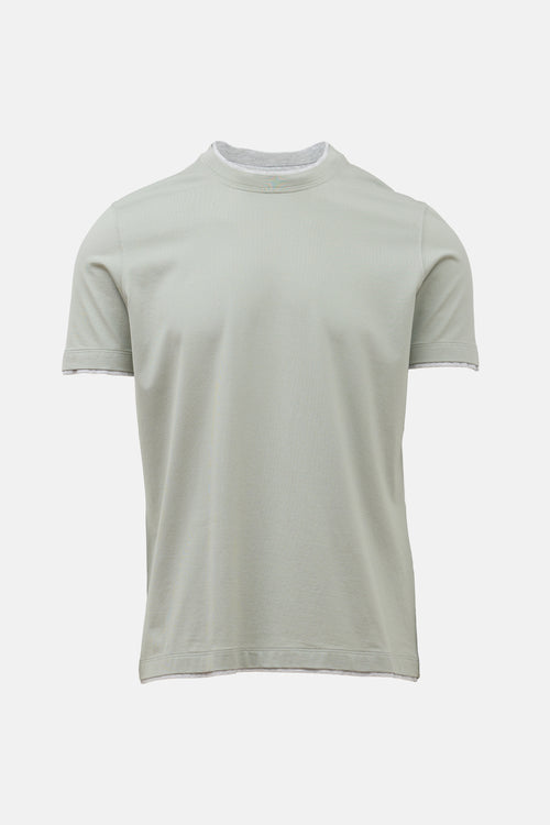 Brunello Cucinelli Slim Fit Layered T-Shirt