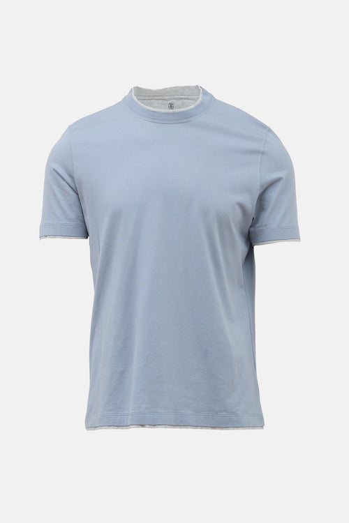 Brunello Cucinelli Slim Fit Layered T-Shirt