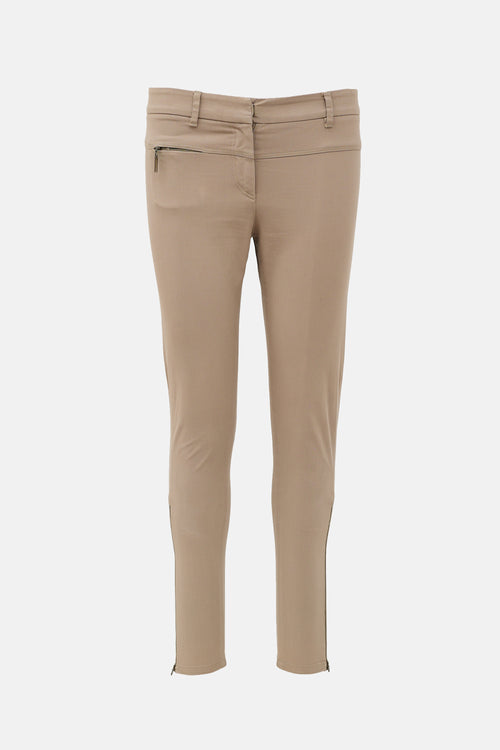 Brunello Cucinelli Slim Zipped Trouser