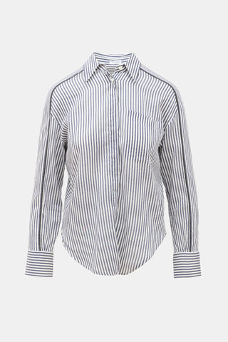 Brunello Cucinelli Striped Monili Shirt