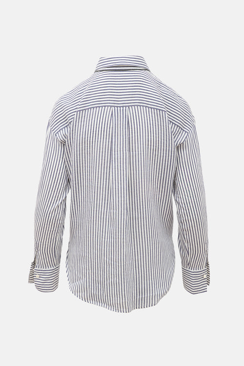 Brunello Cucinelli Striped Monili Shirt