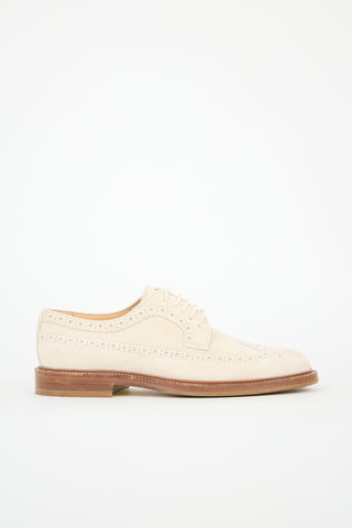 Brunello Cucinelli Suede Brogue Derby