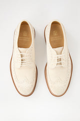 Brunello Cucinelli Suede Brogue Derby