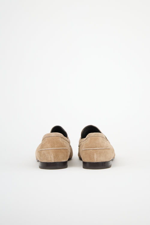 Brunello Cucinelli Suede Monili Loafer