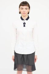 Brunello Cucinelli Bow Tie Button Up Shirt
