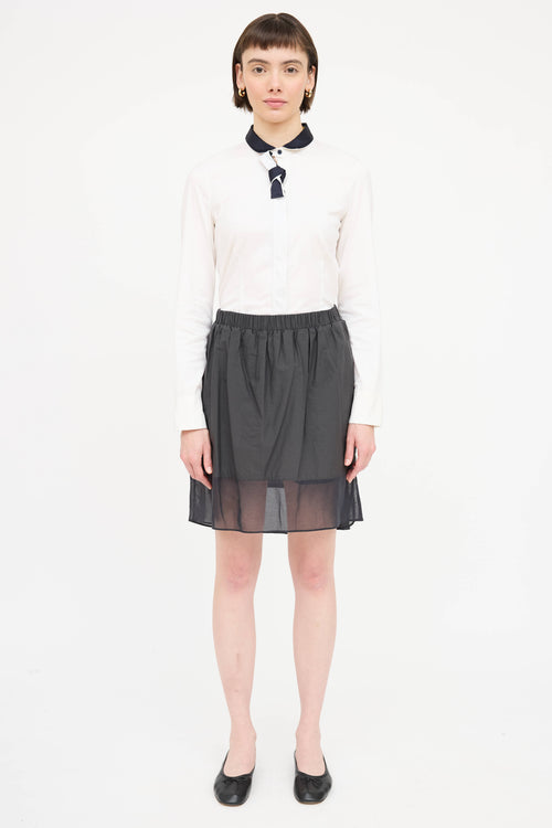 Brunello Cucinelli Bow Tie Button Up Shirt