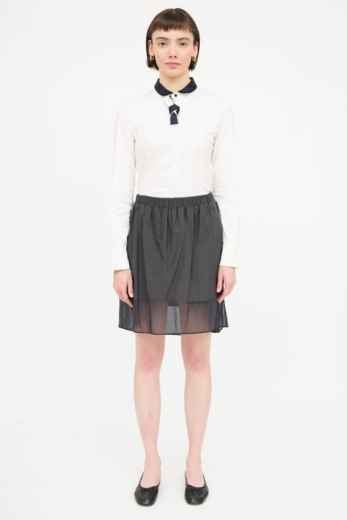 Brunello Cucinelli Bow Tie Button Up Shirt