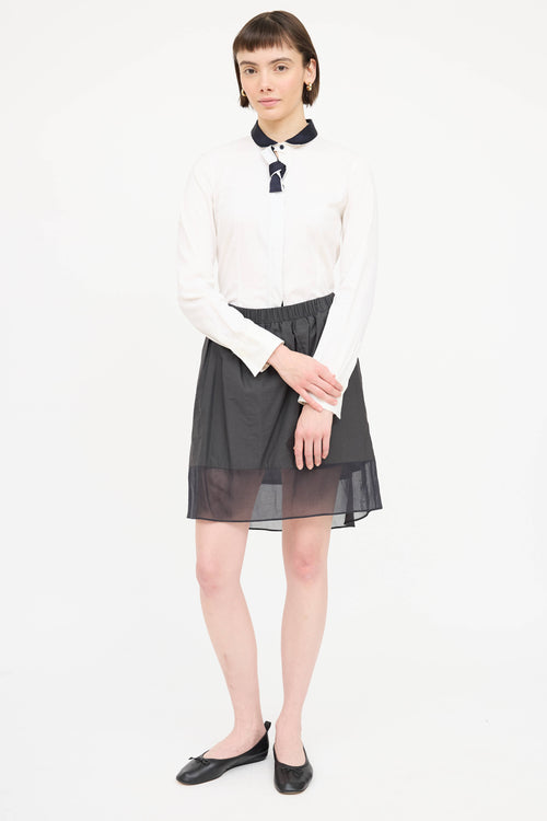 Brunello Cucinelli Bow Tie Button Up Shirt