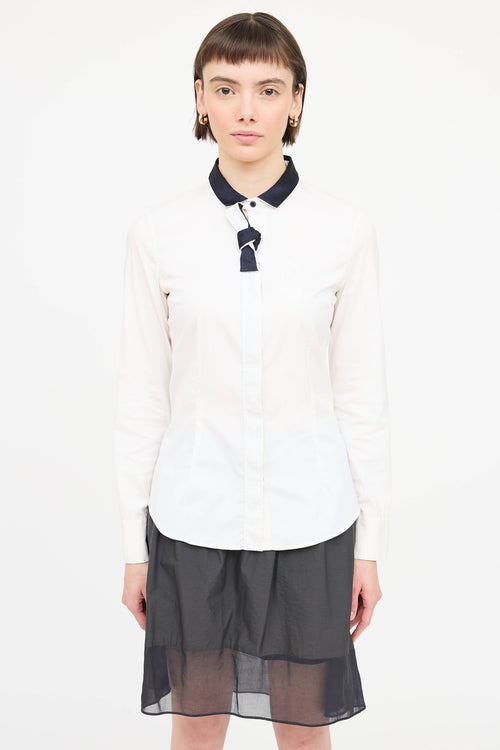 Brunello Cucinelli Bow Tie Button Up Shirt