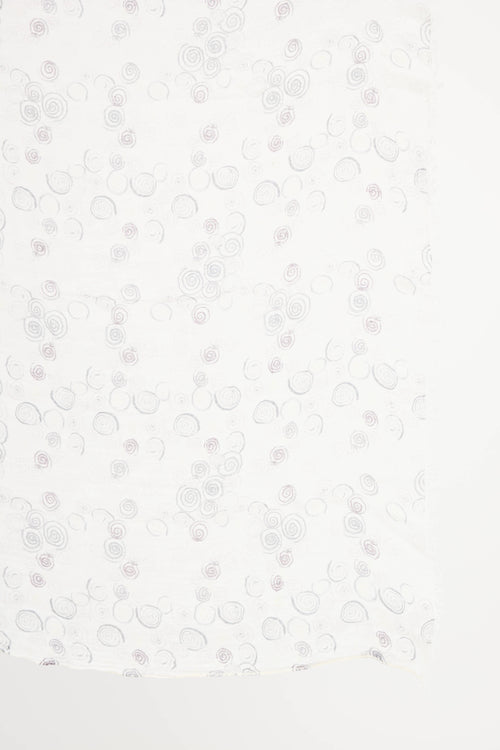 Brunello CucinelliSwirl Print Scarf