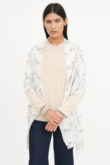 Brunello CucinelliSwirl Print Scarf