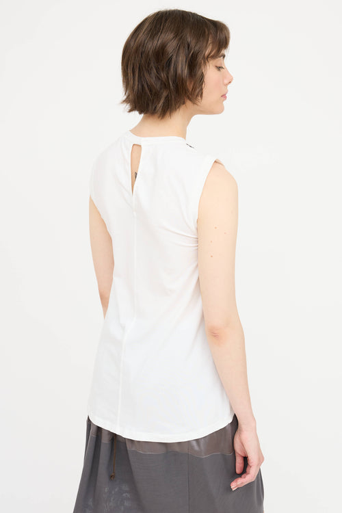 Brunello Cucinelli Cucinelli Sequin Sleeveless Top