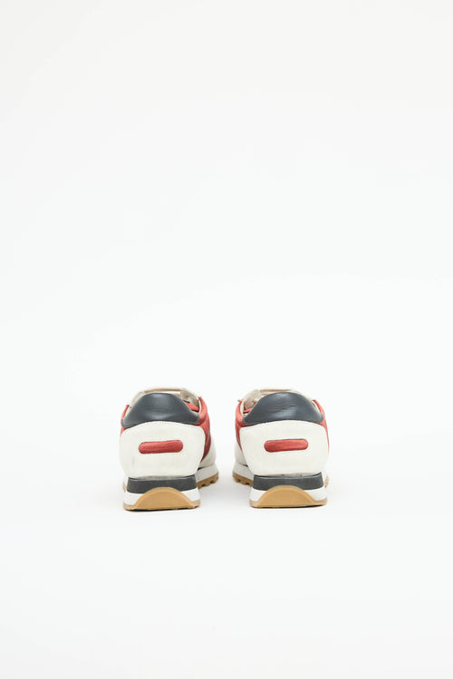 Brunello Cucinelli Satin Monili Sneaker