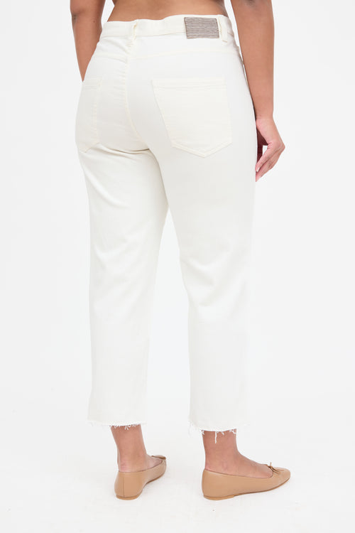 Brunello Cucinelli Straight Leg Wrap Jean