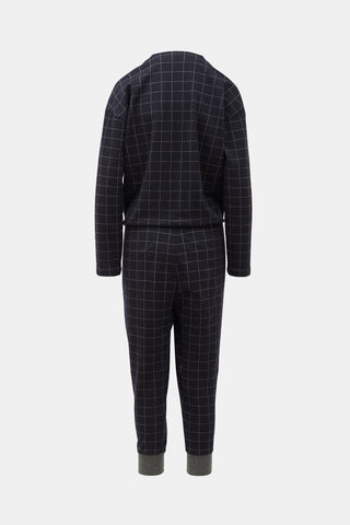 Brunello Cucinelli Wool Check Jumpsuit
