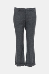 Brunello Cucinelli Wool Check Trouser