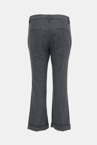 Brunello Cucinelli Wool Check Trouser