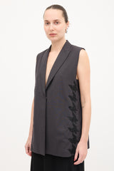Brunello Cucinelli Wool Embellished Vest