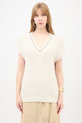 Brunello Cucinelli Wool Monili Sweater Vest