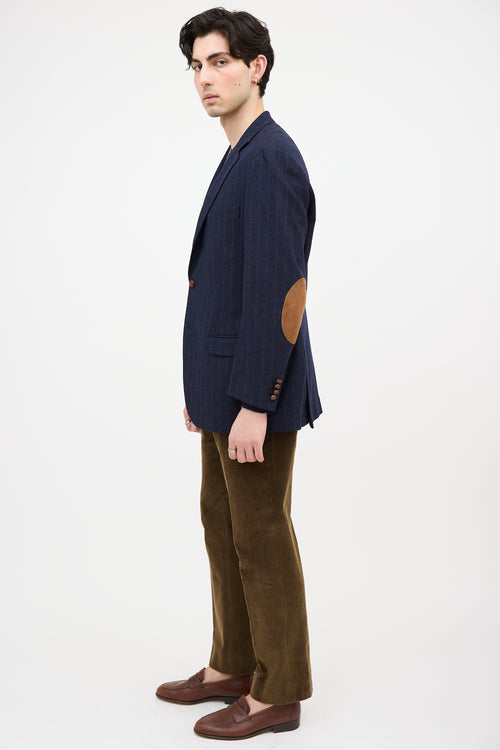 Brunello Cucinelli Wool Pinstripe Blazer