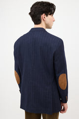Brunello Cucinelli Wool Pinstripe Blazer