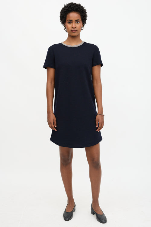 Brunello Cucinelli Wool Shift Dress