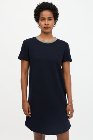 Brunello Cucinelli Wool Shift Dress