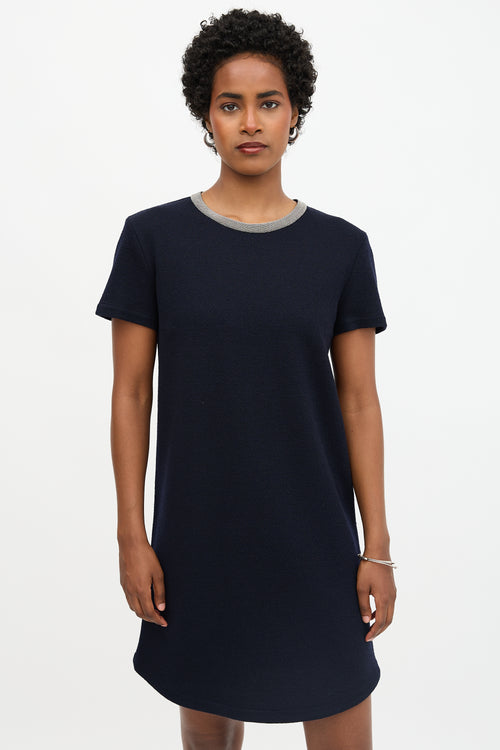 Brunello Cucinelli Wool Shift Dress