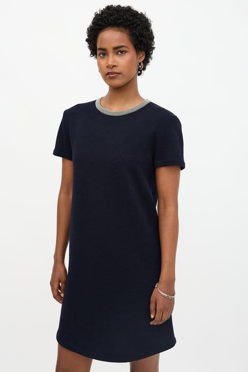 Brunello Cucinelli Wool Shift Dress