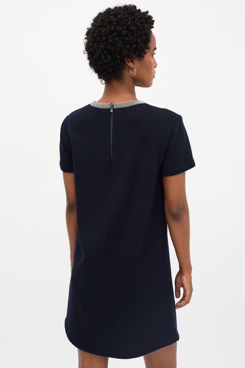 Brunello Cucinelli Wool Shift Dress