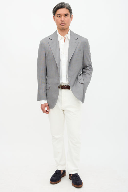 Brunello Cucinelli Wool & Silk Blazer