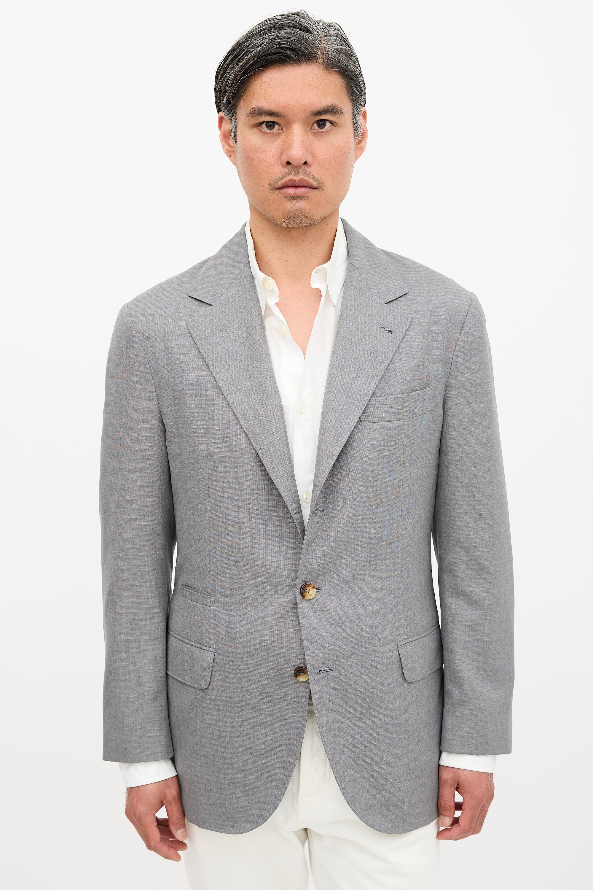 Brunello Cucinelli // Wool & Silk Blazer – VSP Consignment