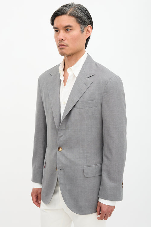 Brunello Cucinelli Wool & Silk Blazer