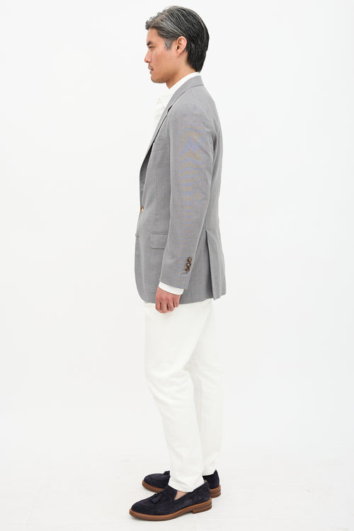 Brunello Cucinelli Wool & Silk Blazer