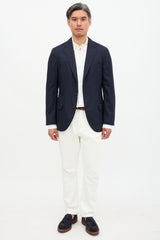Brunello Cucinelli Wool & Silk Blazer