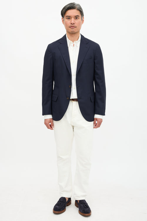 Brunello Cucinelli Wool & Silk Blazer