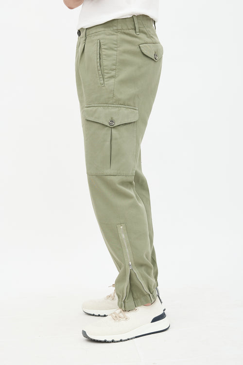 Brunello Cucinelli Zip Cargo Trouser