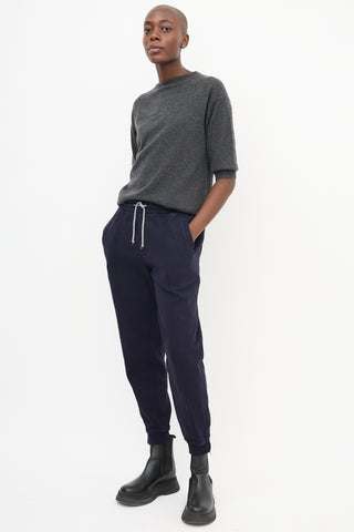 Brunello Cucinelli Zip Hem Sweatpant